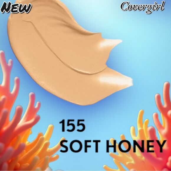 NEW Covergirl + Olay Advanced Radiance Liquid Foundation – 155 Soft Honey - Picture 2 of 5